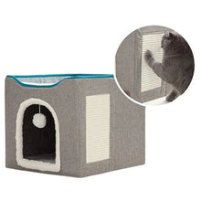 Cat House with Scratch Pad