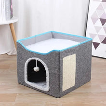 Cat House with Scratch Pad